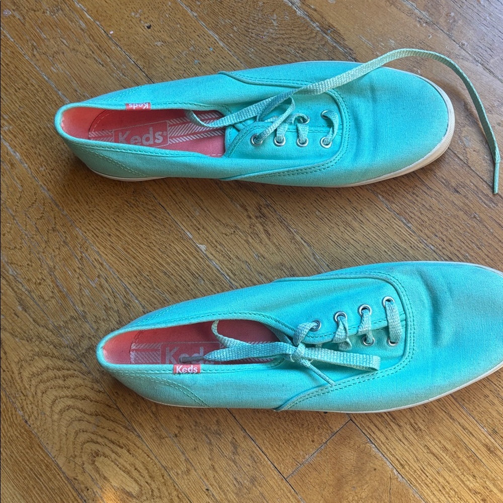 Keds Turquoise Canvas Sneakers